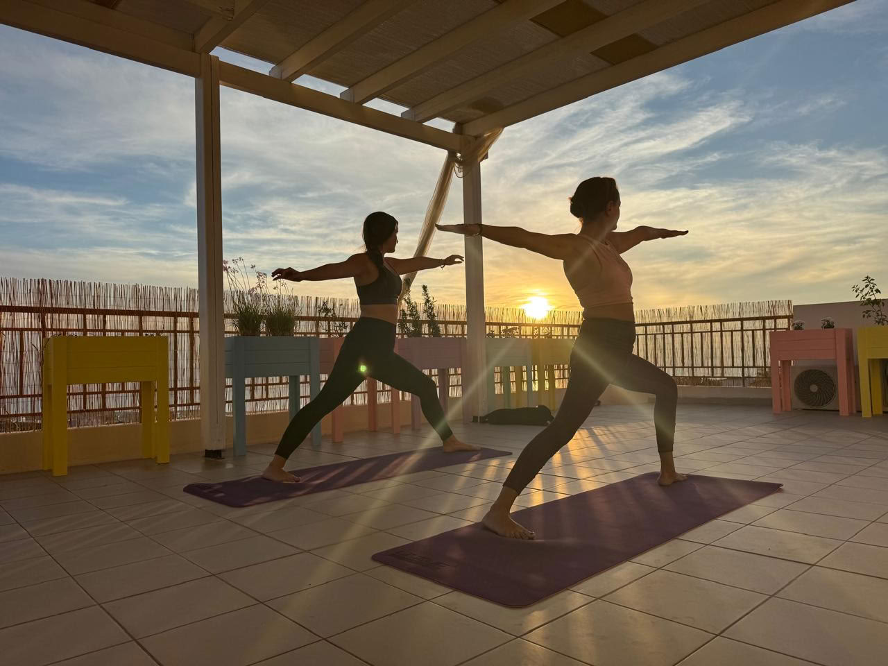 Retiro de yoga con cachorros