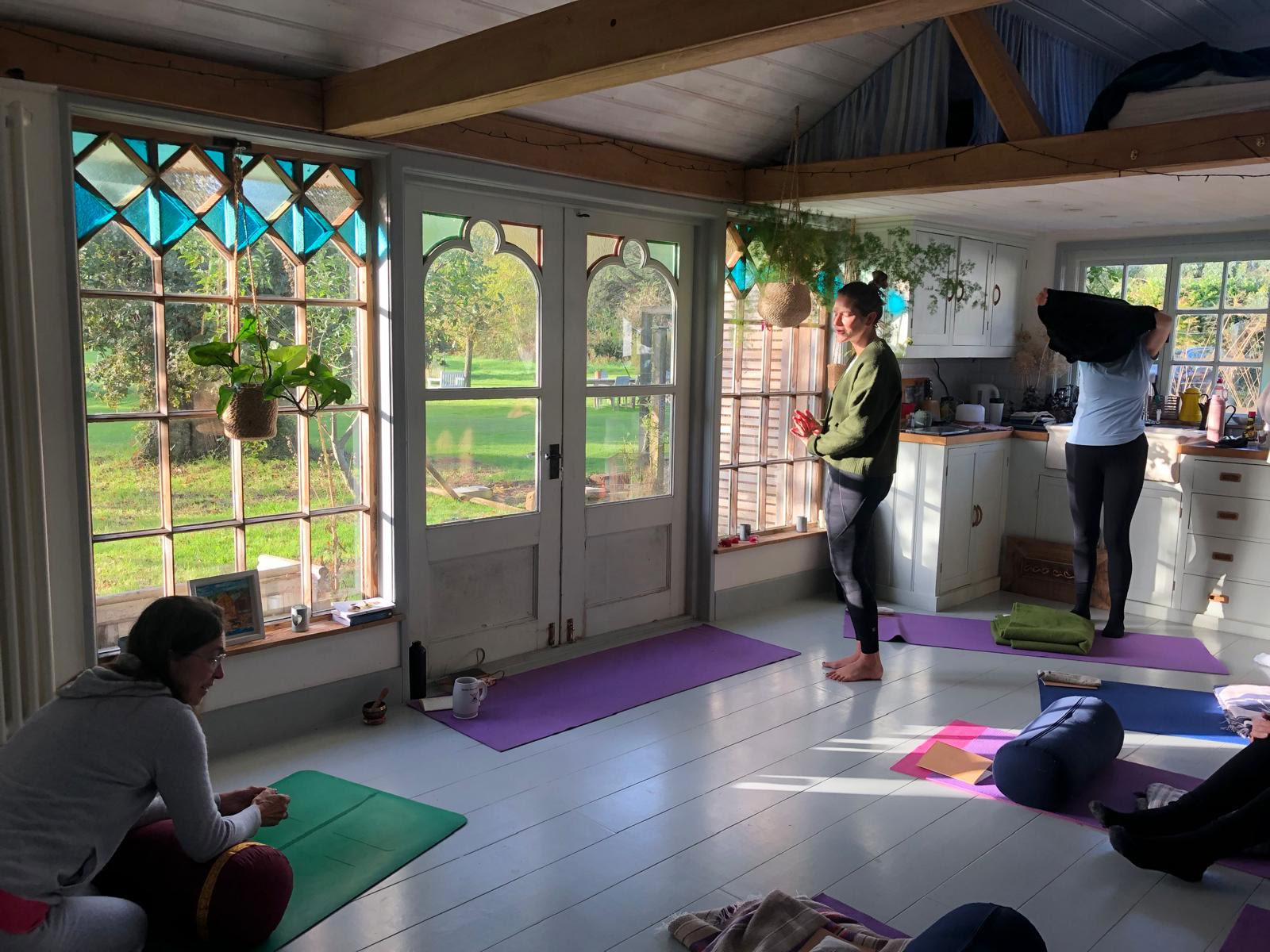 Yoga de puntillas
