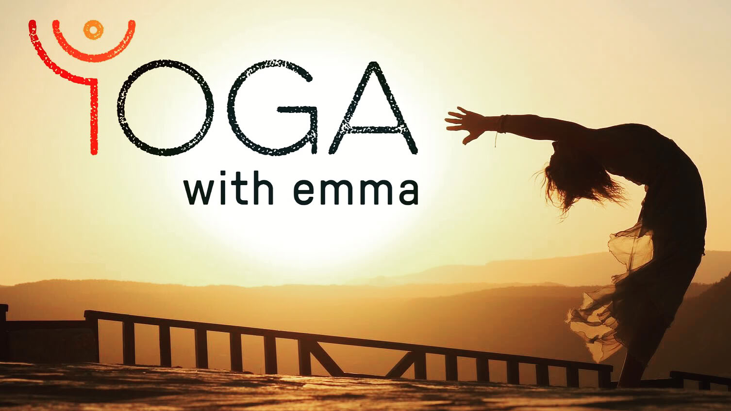 Yoga con Emma en el cobertizo de troncos