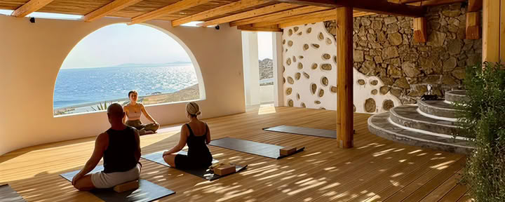 Experiencias de bienestar en Mykonos de Mikaela