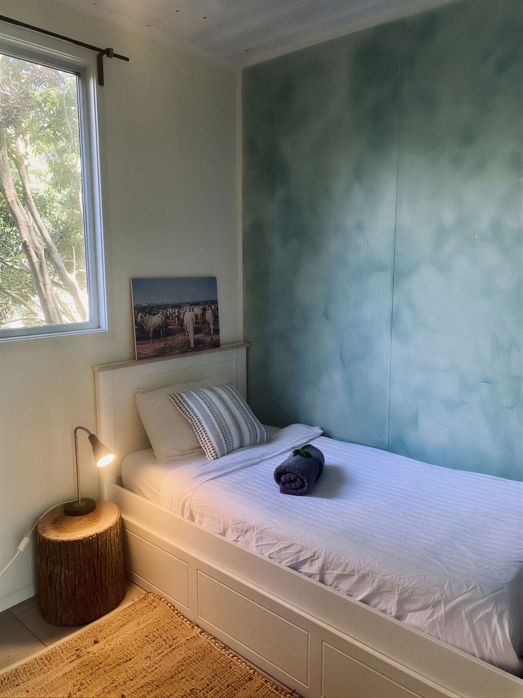 Habitación económica con baño compartido