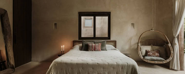 Dormitorio principal con jardín privado