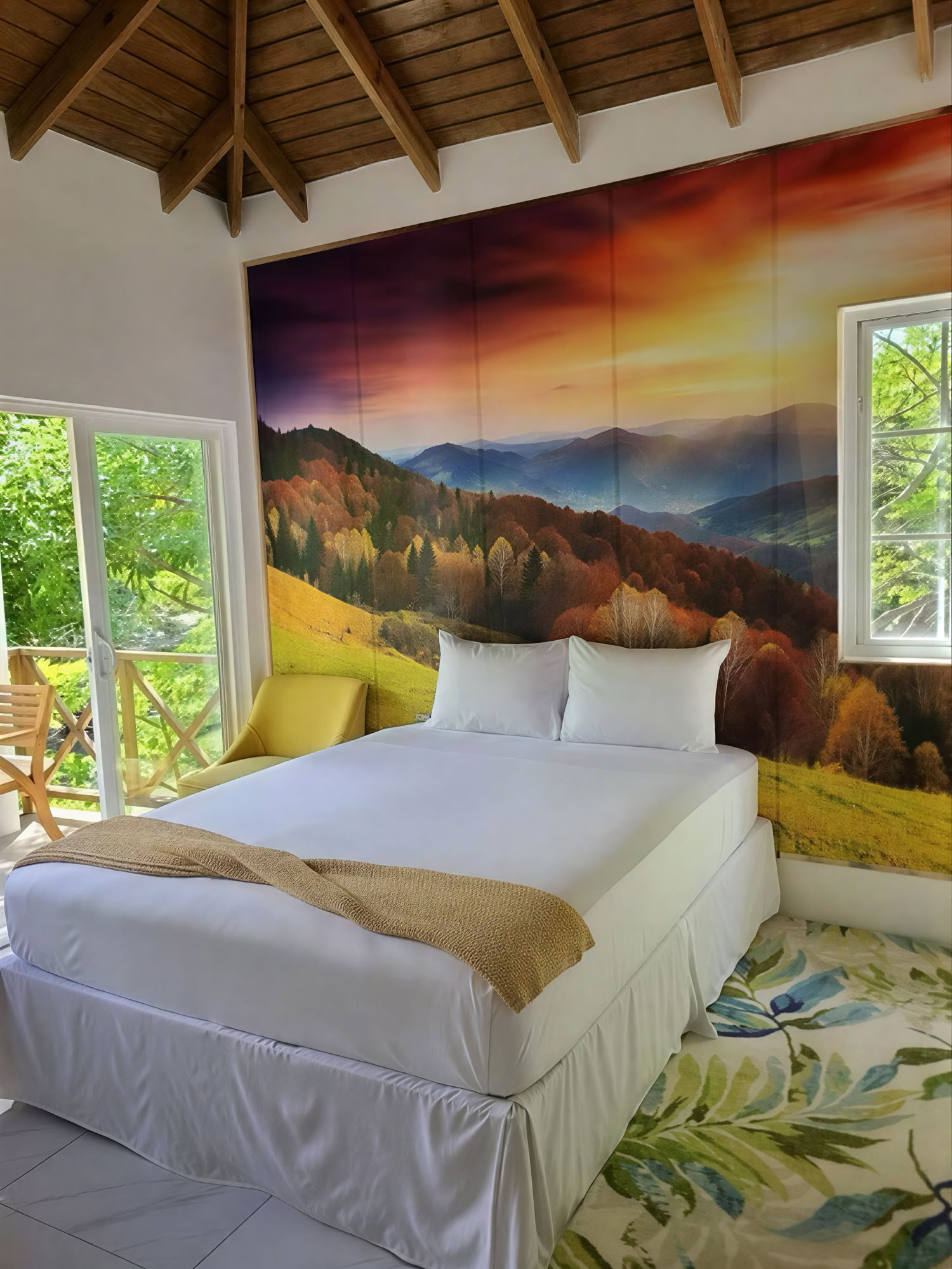 Suite 9 – Montaña al atardecer (habitación individual)