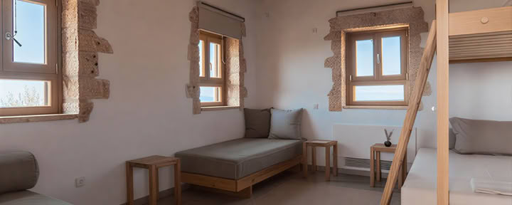 Habitación Cuádruple con Vista al Mar