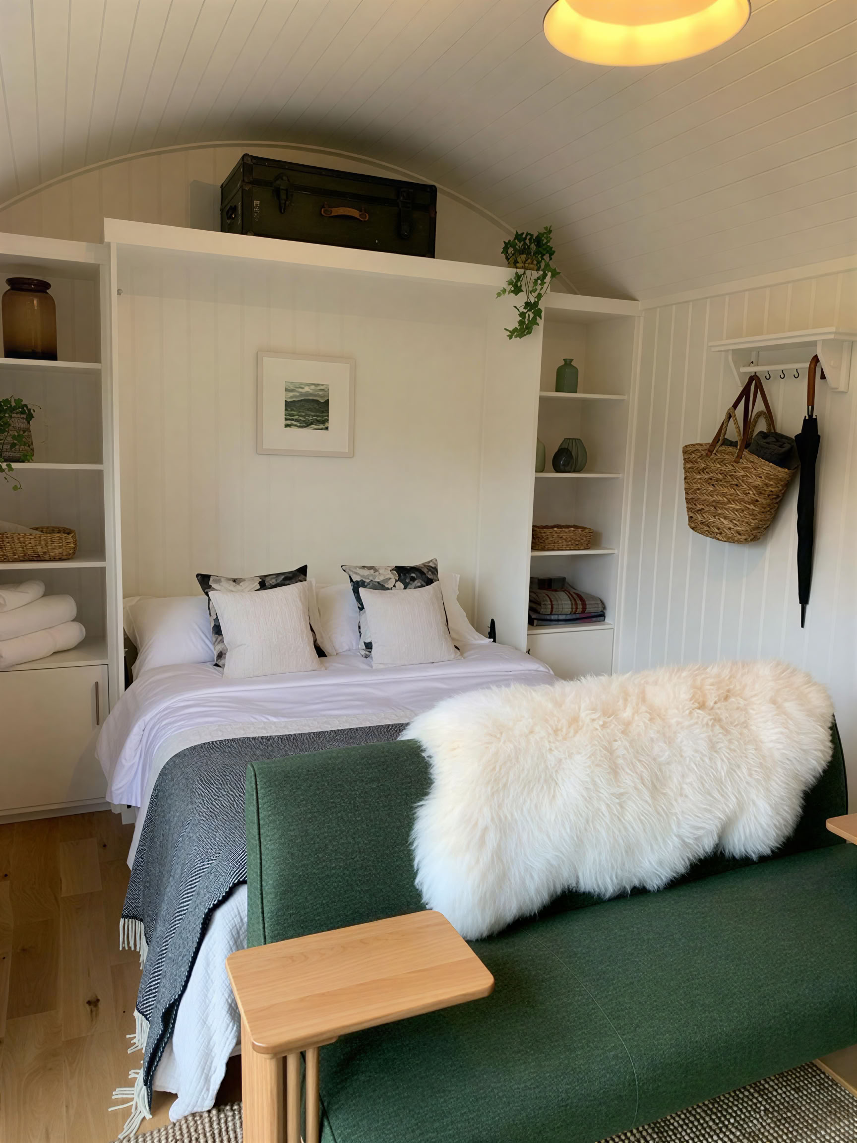 King Ensuite Shepherd's Hut: Autoabastecimiento
