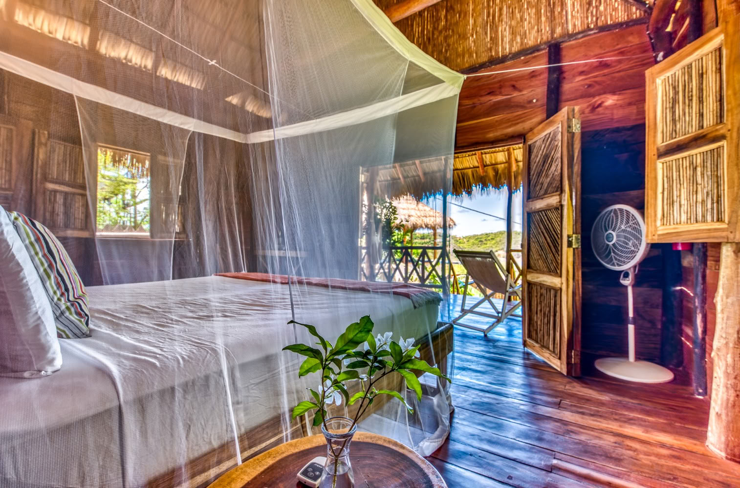 Bungalow privado con vista al mar