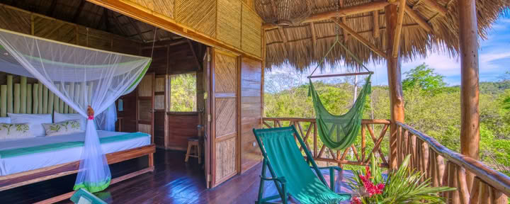 Bungalow privado 6 (cuatro plazas de dos plantas)