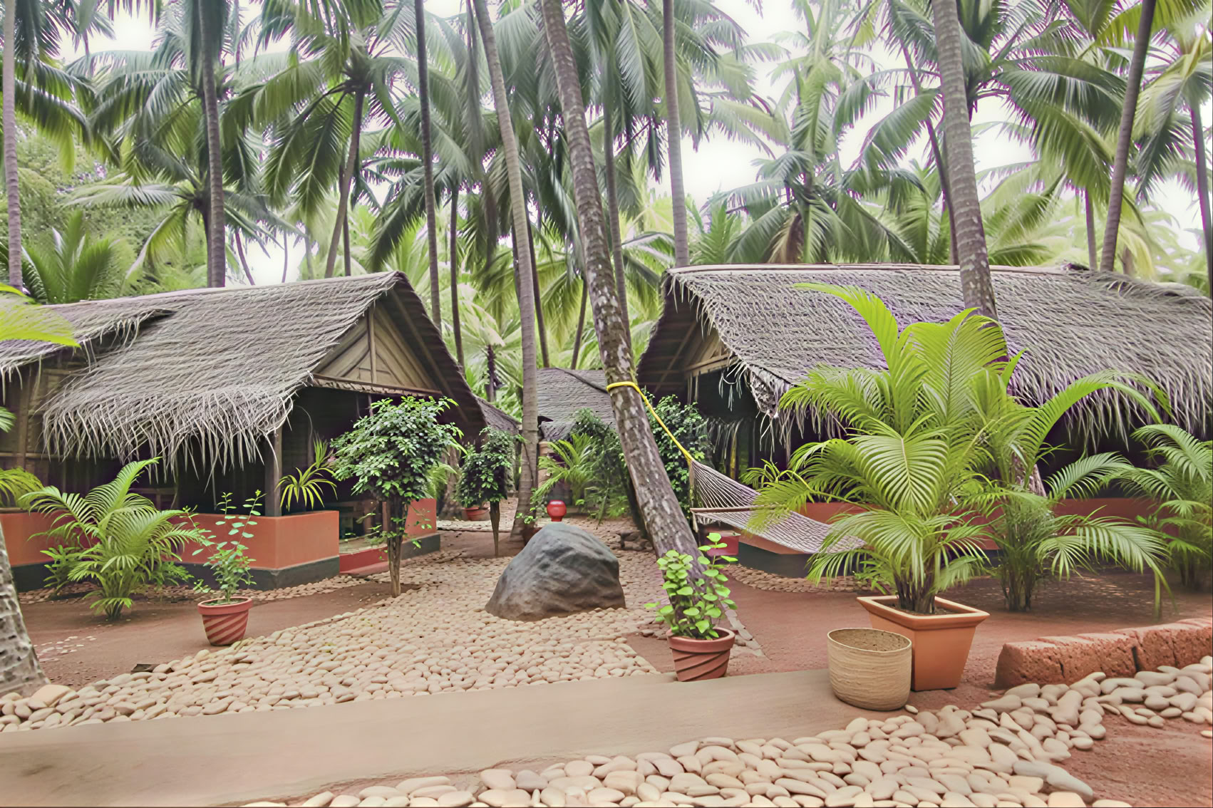 Eco-cabaña tradicional de Kerala