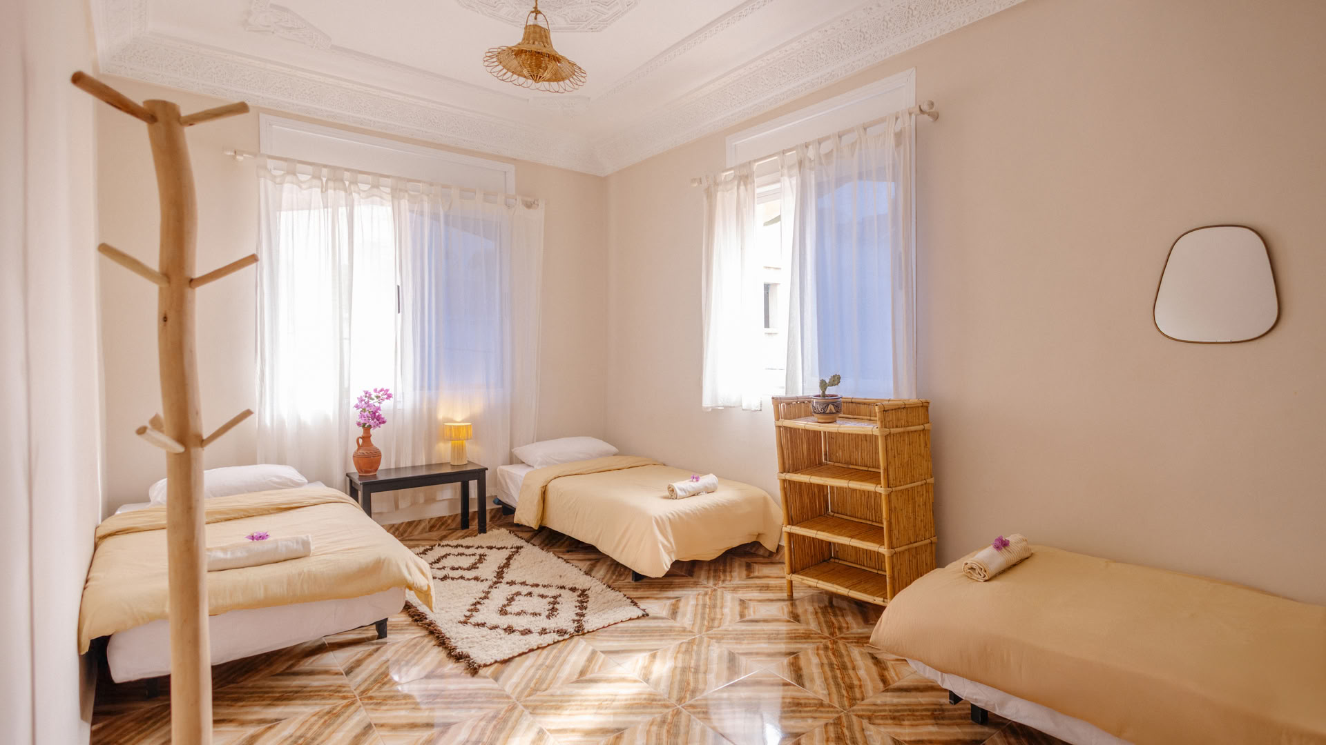 Habitación triple compartida