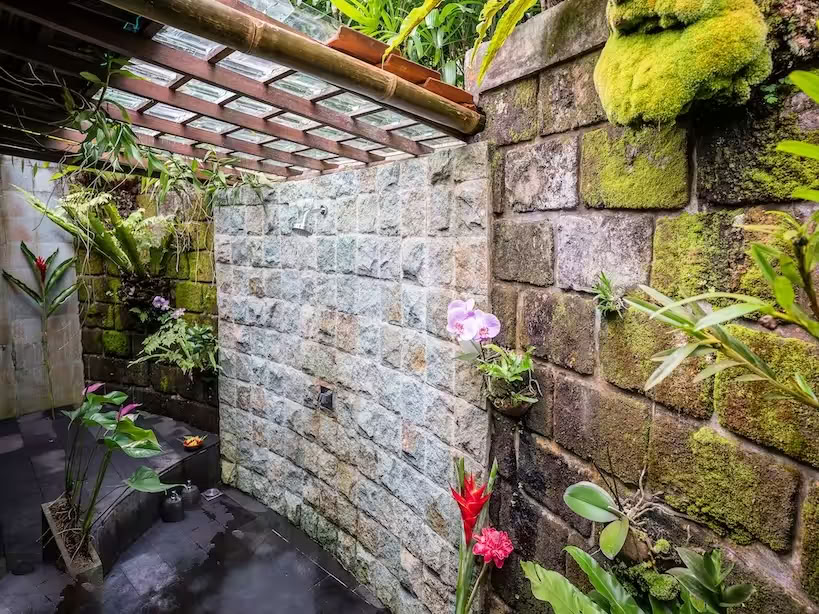 Bungalow de agua de arroz