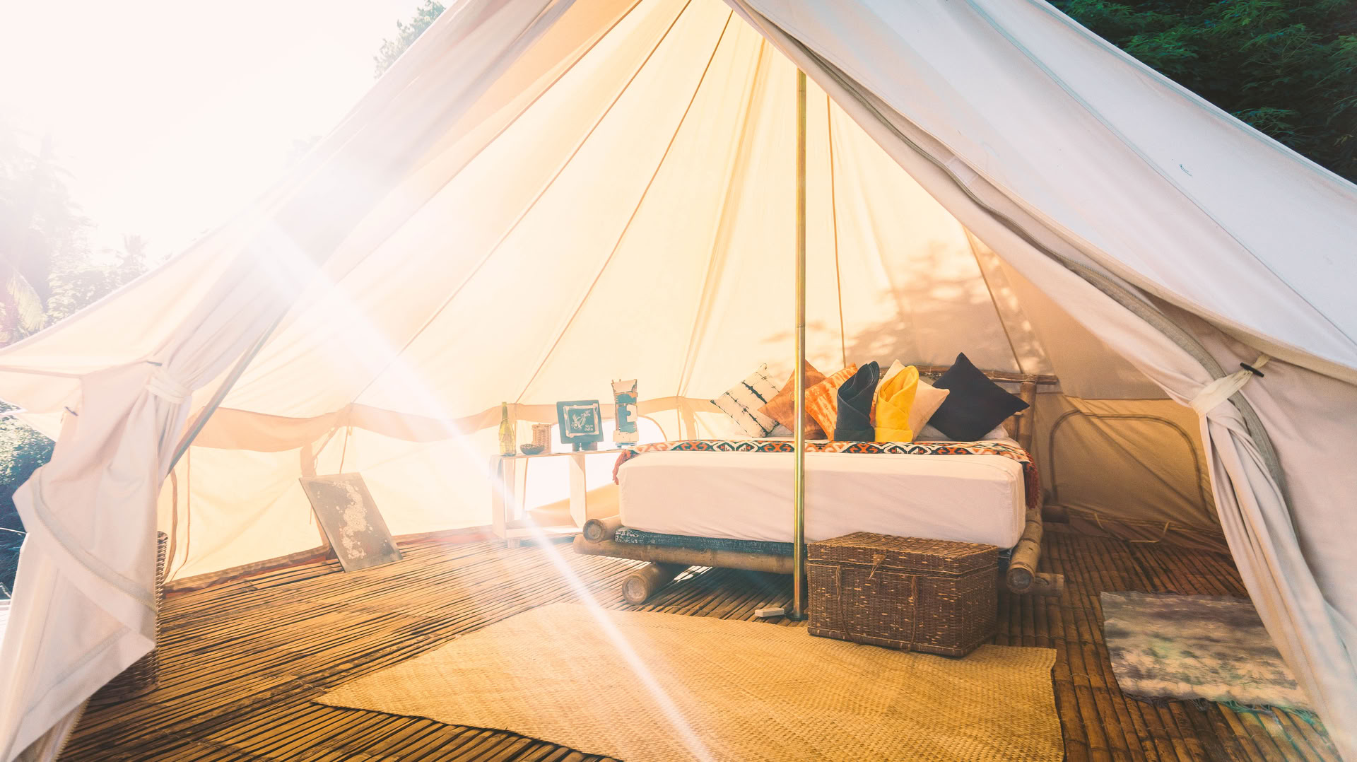 Tienda de glamping