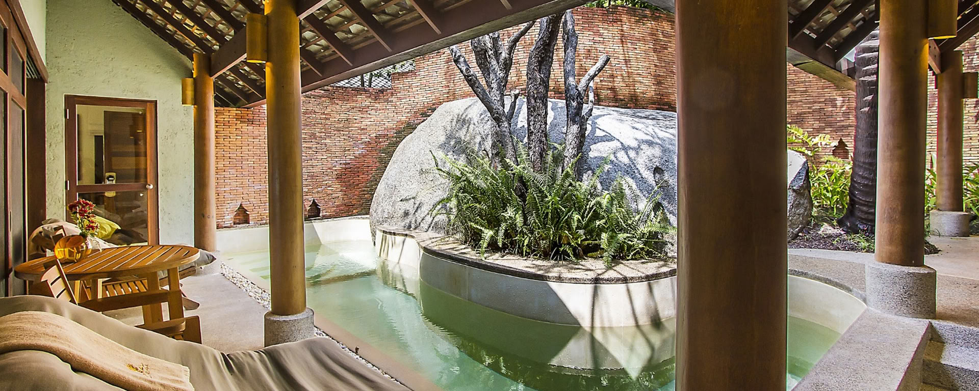 Villa con piscina de inmersión