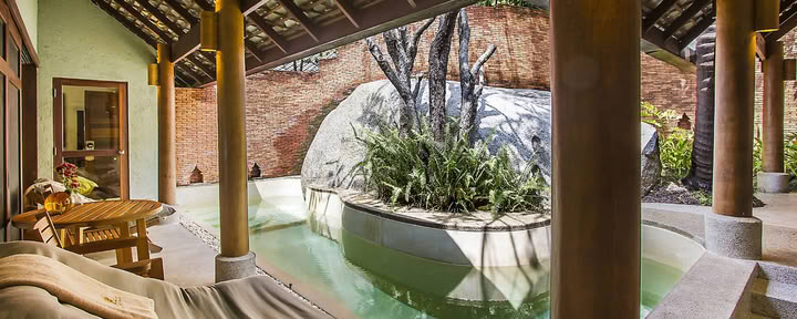 Villa con piscina de inmersión
