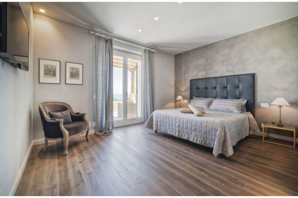 Habitación Doble con baño privado y vista al mar