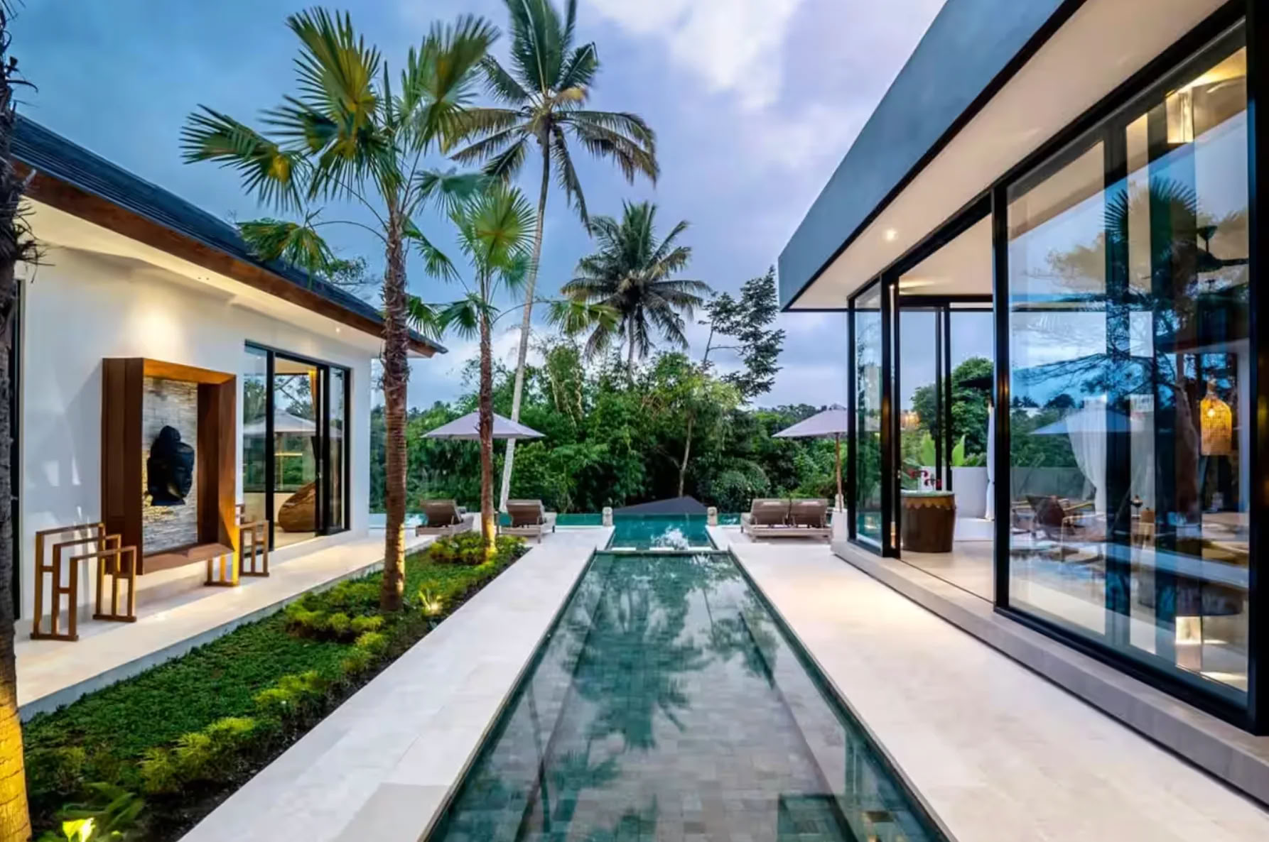 Villa privada (habitaciones compartidas de una cama)