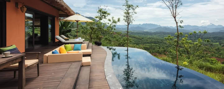 Villa con piscina Senna en la cima de la colina 1BR
