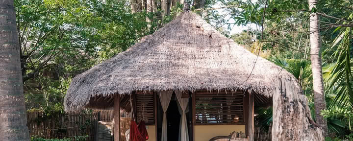 Bungalow con vista al mar