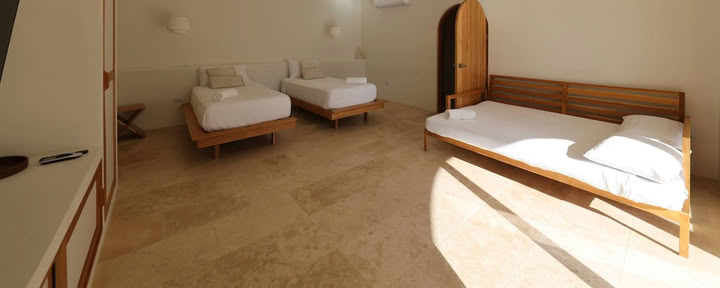 Habitación triple compartida