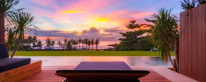 Suite con piscina frente a la playa