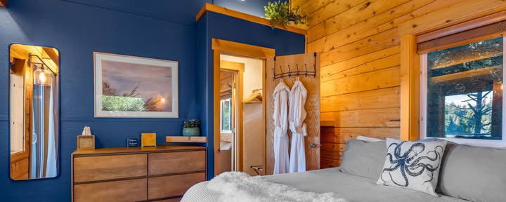 One-Bedroom Deluxe Cabin - 1 Queen, Ensuite